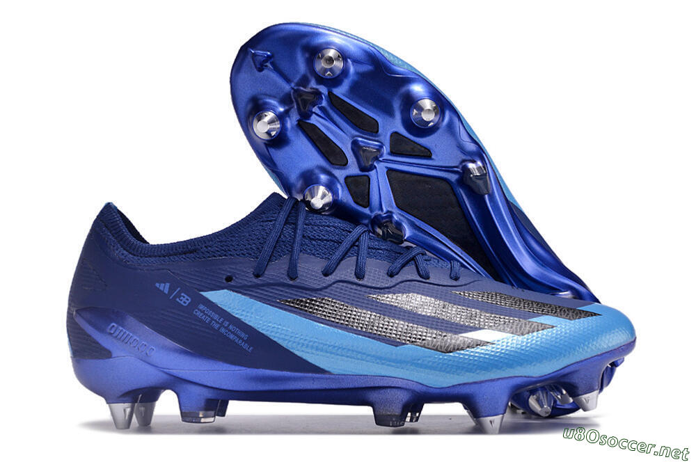 Men's Adidas X Crazyfast.1 SG Football Boots - Blue/Jade/Black 2