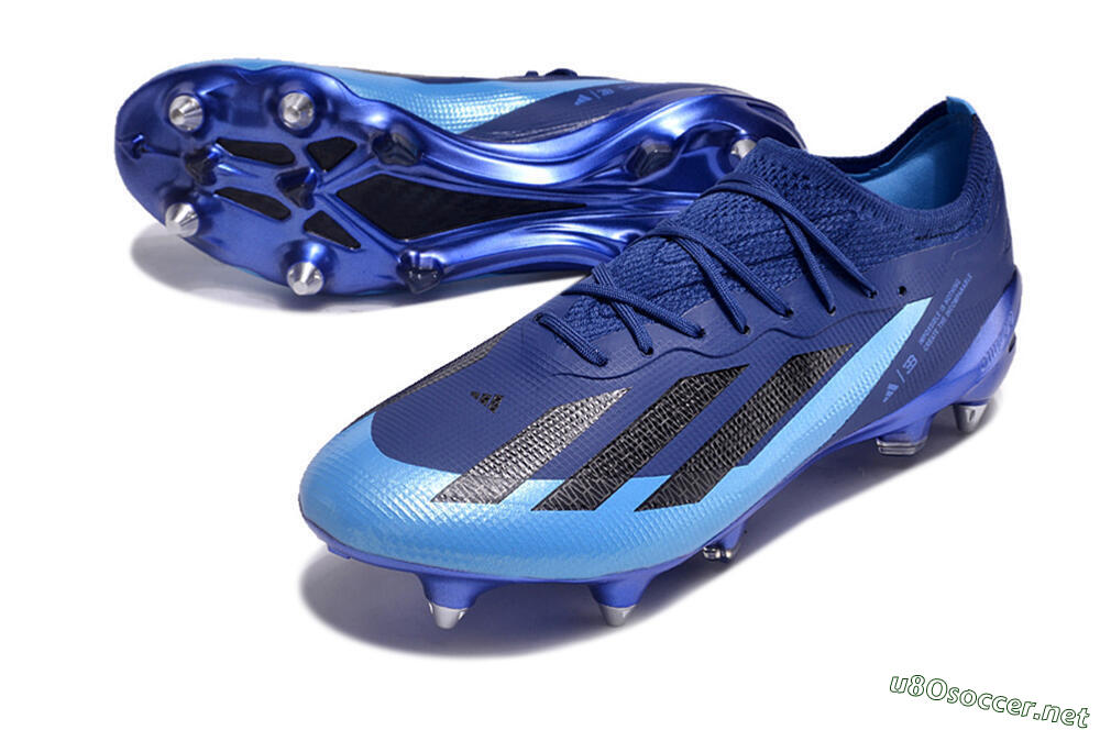Men's Adidas X Crazyfast.1 SG Football Boots - Blue/Jade/Black 3