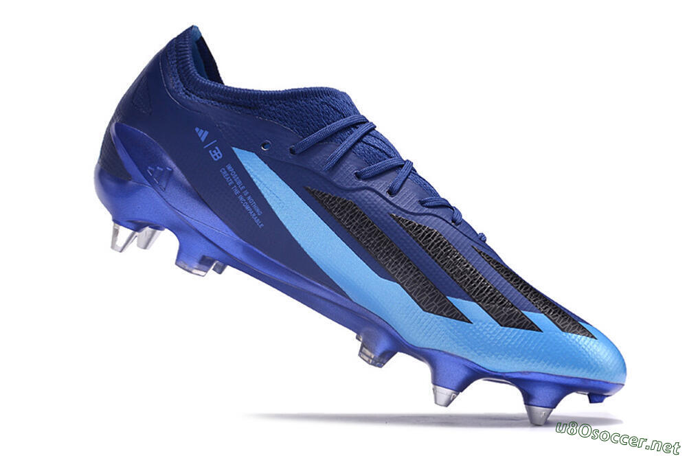 Men's Adidas X Crazyfast.1 SG Football Boots - Blue/Jade/Black 4