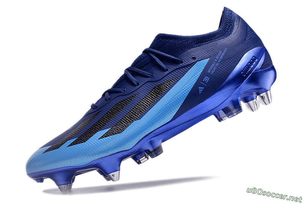 Men's Adidas X Crazyfast.1 SG Football Boots - Blue/Jade/Black 5