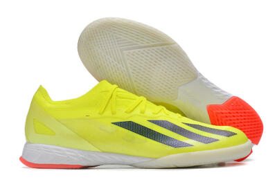 Men's Adidas X Crazyfast.1 IC Football Shoes - Yellow/Black/White