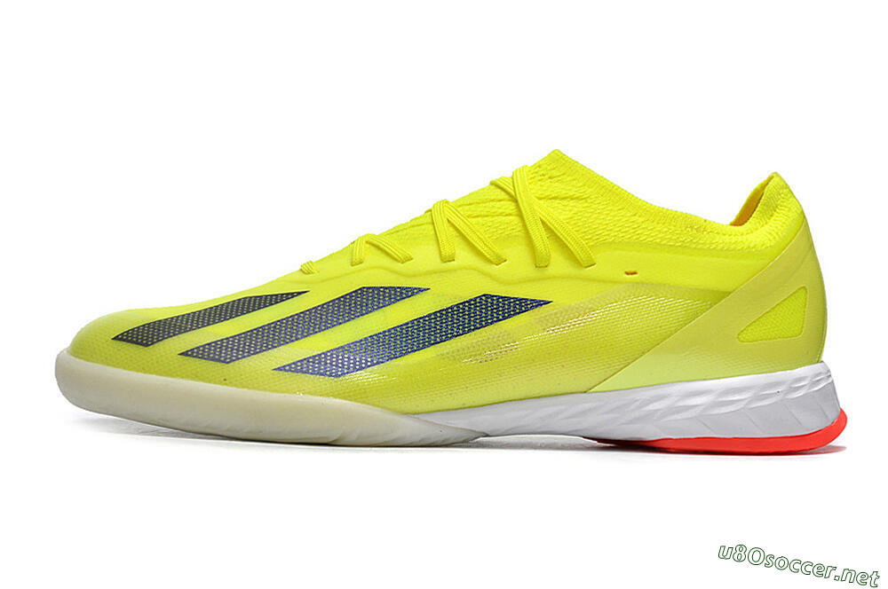 Men's Adidas X Crazyfast.1 IC Football Shoes - Yellow/Black/White 0