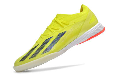 Men's Adidas X Crazyfast.1 IC Football Shoes - Yellow/Black/White