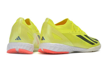 Men's Adidas X Crazyfast.1 IC Football Shoes - Yellow/Black/White