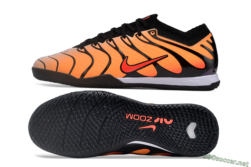 Men's Nike Air Zoom Mercurial Vapor 15 Elite IC Football Shoes - Yellow/Black/Red 1