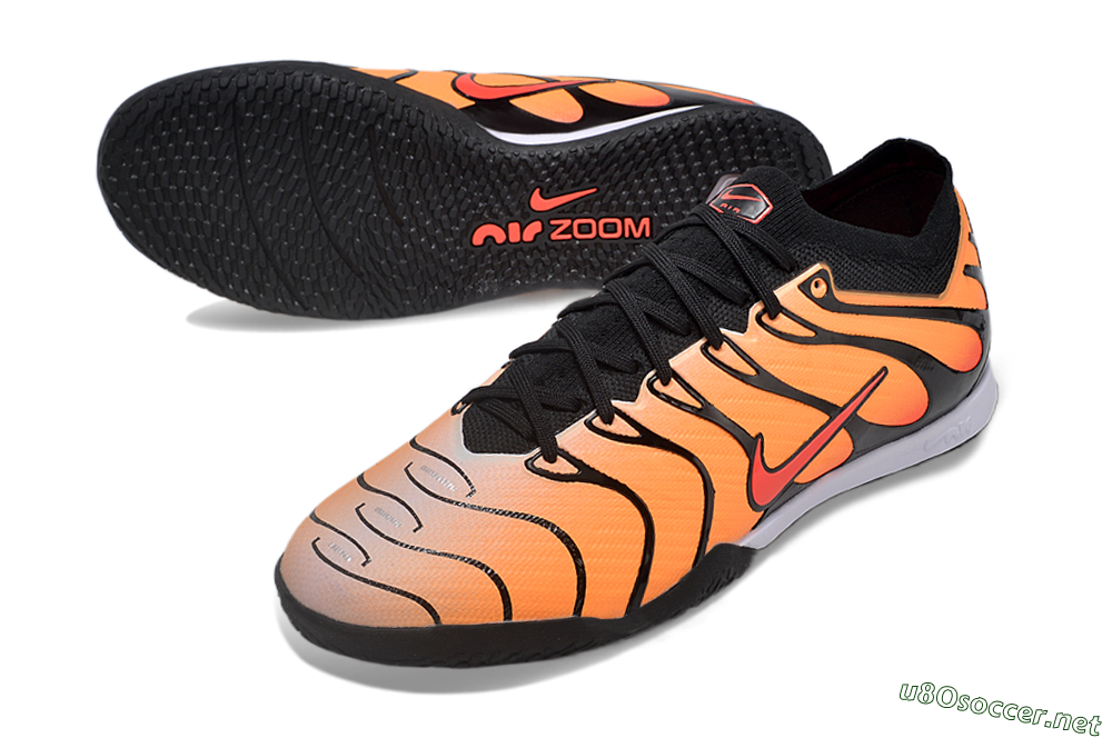 Men's Nike Air Zoom Mercurial Vapor 15 Elite IC Football Shoes - Yellow/Black/Red 3