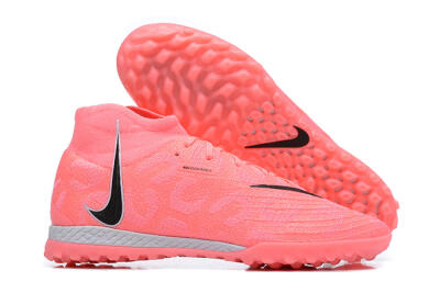 Men's Nike Phantom Luna Elite TF Football Shoes - Pink/Black/White