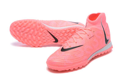 Men's Nike Phantom Luna Elite TF Football Shoes - Pink/Black/White