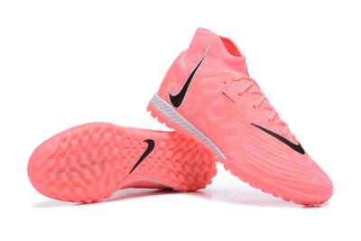 Men's Nike Phantom Luna Elite TF Football Shoes - Pink/Black/White
