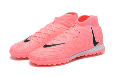 Men's Nike Phantom Luna Elite TF Football Shoes - Pink/Black/White