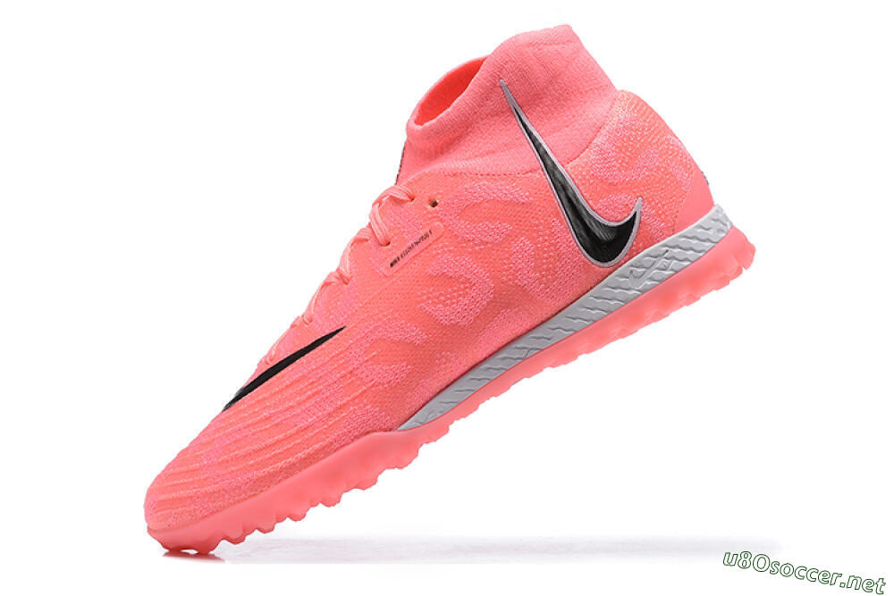 Men's Nike Phantom Luna Elite TF Football Shoes - Pink/Black/White 8