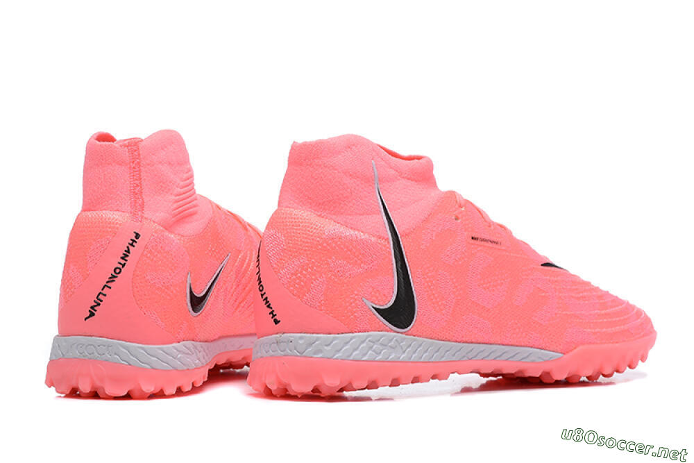 Men's Nike Phantom Luna Elite TF Football Shoes - Pink/Black/White 9