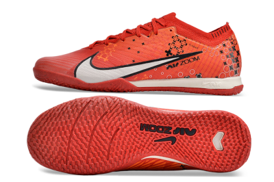 Men's Nike Air Zoom Mercurial Vapor 15 Elite IC Football Shoes - Red/White/Black