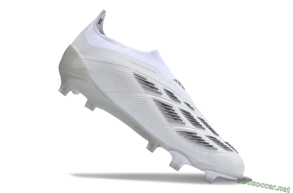 Men's Adidas Predator Accuracy+ FG Football Boots - White/Grey/Silver 4