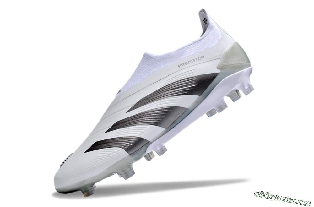Men's Adidas Predator Accuracy+ FG Football Boots - White/Grey/Silver 5