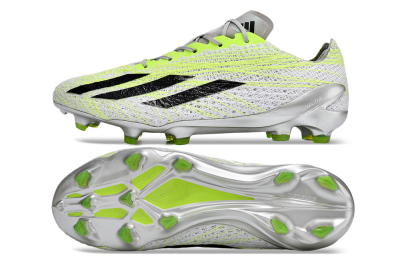 Men's Adidas X Crazyfast+ Strung FG Football Boots - Yellow/White/Black