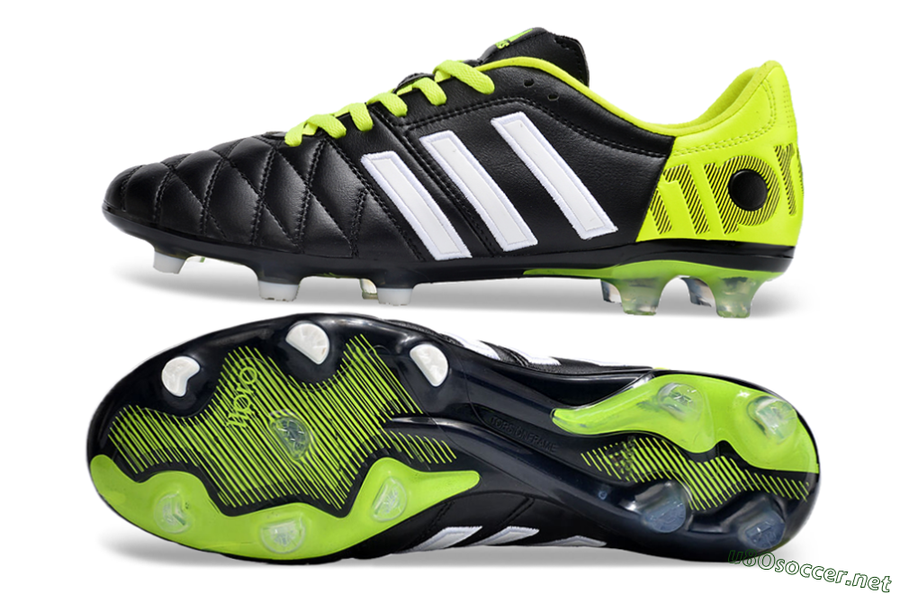 Men's Adidas Adipure11 Pro X PD25 TRX FG Football Boots - Black/White/Yellow 1