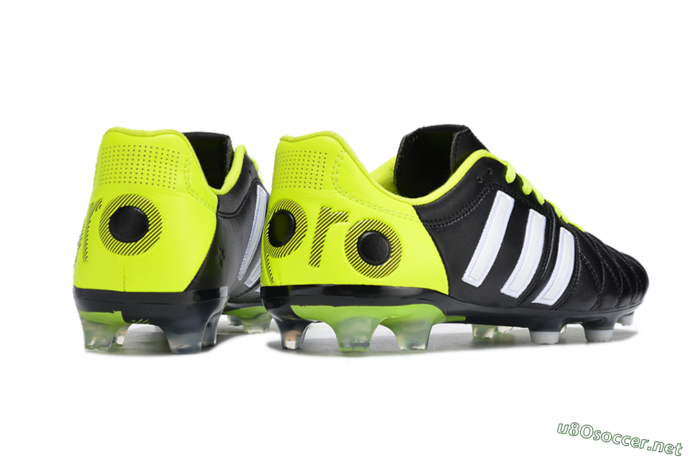 Men's Adidas Adipure11 Pro X PD25 TRX FG Football Boots - Black/White/Yellow 6