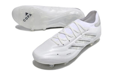 Men's Adidas Copa Pure 2+ FG Football Boots - White/Silver/Black