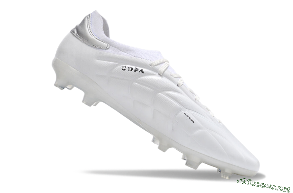 Men's Adidas Copa Pure 2+ FG Football Boots - White/Silver/Black 4