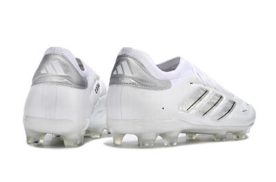 Men's Adidas Copa Pure 2+ FG Football Boots - White/Silver/Black