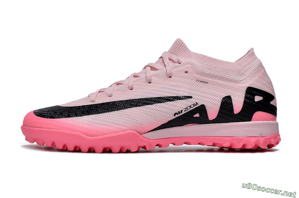 Unisex Nike Air Zoom Mercurial Vapor 15 Elite TF Football Shoes - Pink/Pink/Black 0