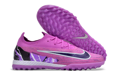 Men's Nike Phantom GX Elite TF Football Shoes - Purple/Black/White