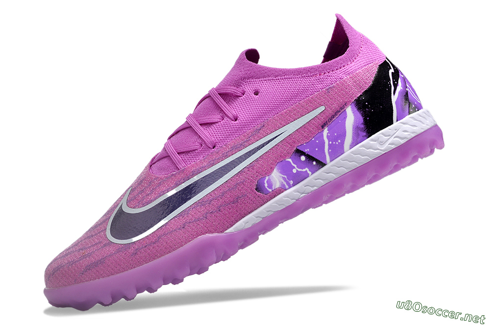 Men's Nike Phantom GX Elite TF Football Shoes - Purple/Black/White 5