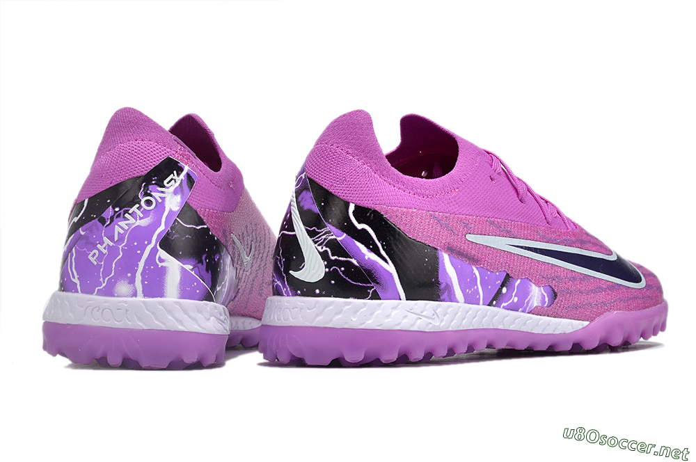 Men's Nike Phantom GX Elite TF Football Shoes - Purple/Black/White 6