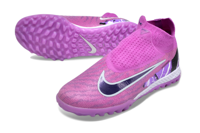 Men's Nike Phantom GX Elite DF Link TF Football Shoes - Purple/Black/White