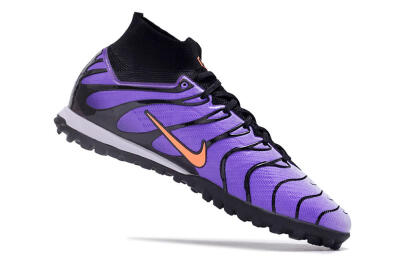Unisex Nike Air Zoom Mercurial Superfly 9 Elite TF Football Shoes - Purple/Black/Orange
