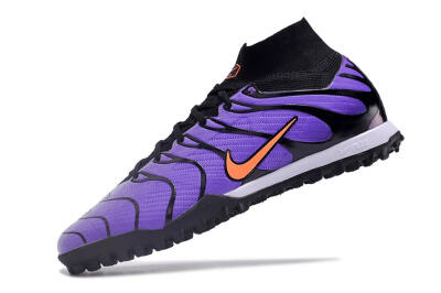 Unisex Nike Air Zoom Mercurial Superfly 9 Elite TF Football Shoes - Purple/Black/Orange