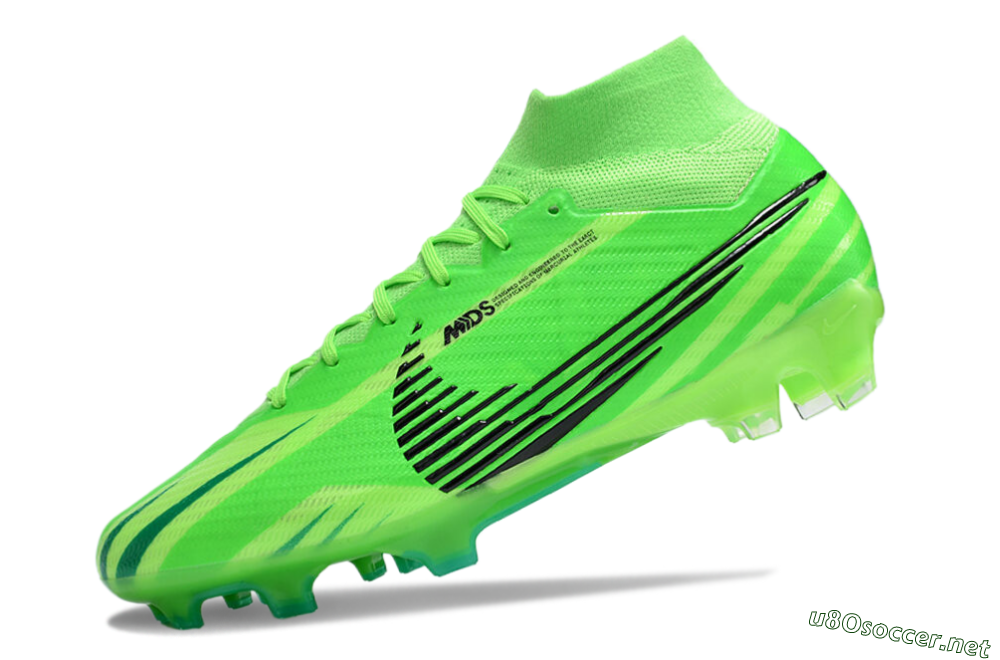 Men's Nike Air Zoom Mercurial Superfly 9 Elite FG Football Boots - Green/Black 5