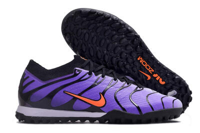 Men's Nike Air Zoom Mercurial Vapor 15 Elite TF Football Shoes - Purple/Black/Orange