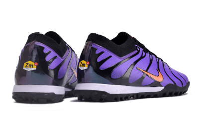Men's Nike Air Zoom Mercurial Vapor 15 Elite TF Football Shoes - Purple/Black/Orange