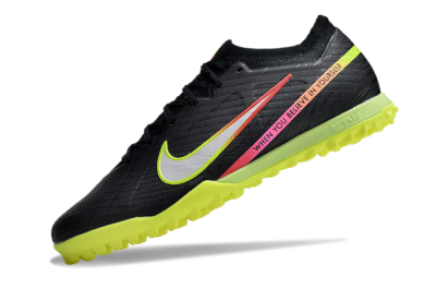 Men's Nike Air Zoom Mercurial Vapor 15 Elite TF Football Shoes - Black/Silver/Green/Red