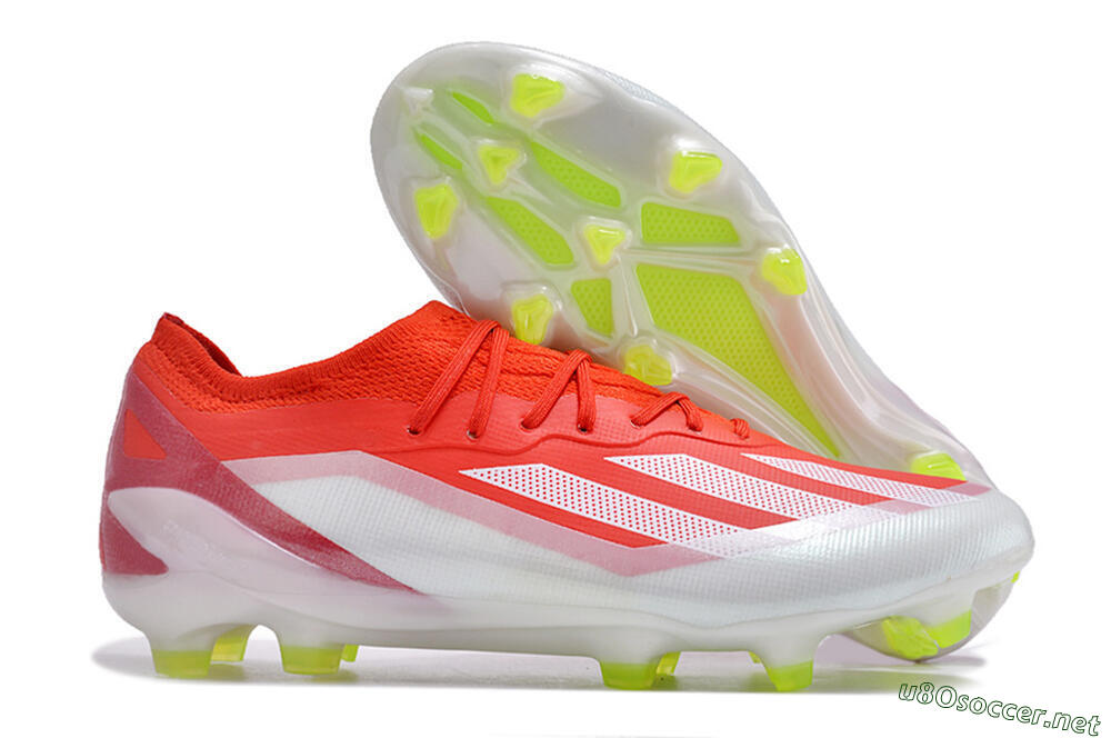 Men's Adidas X Crazyfast.1 FG Football Boots - Red/White/Yellow 2
