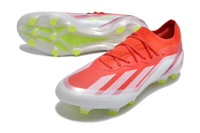 Men's Adidas X Crazyfast.1 FG Football Boots - Red/White/Yellow