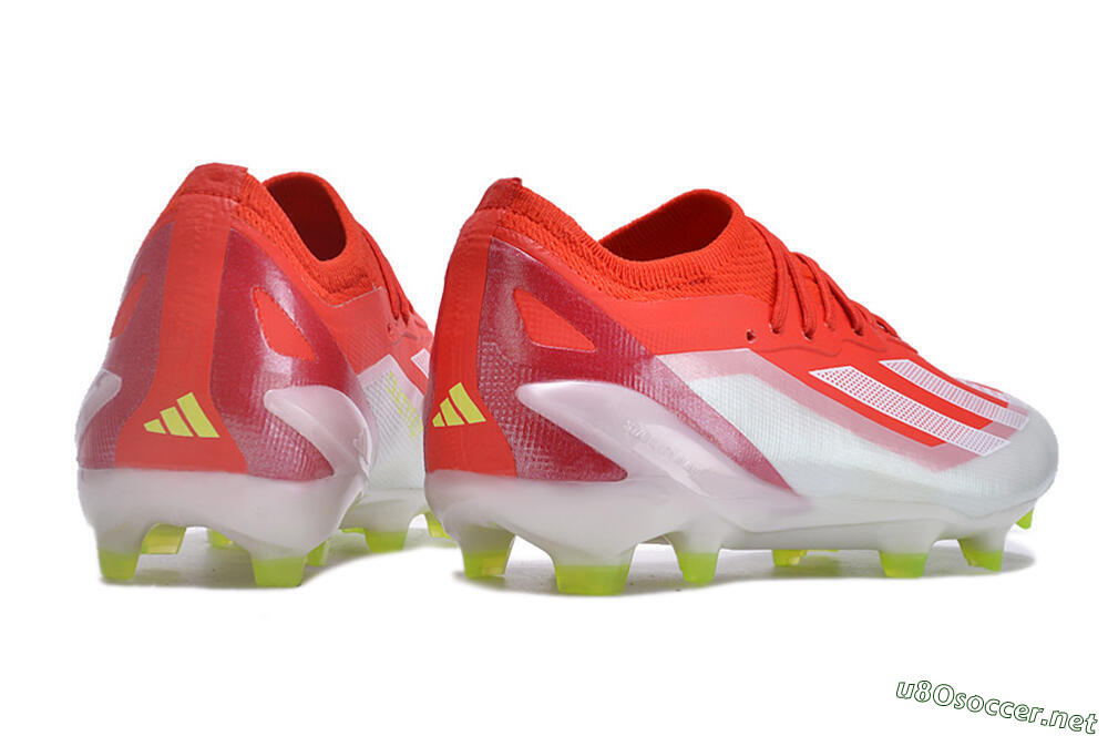 Men's Adidas X Crazyfast.1 FG Football Boots - Red/White/Yellow 6