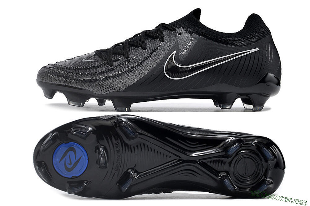 Men's Nike Phantom Luna Elite Low FG Football Boots - Grey/Black/White 1