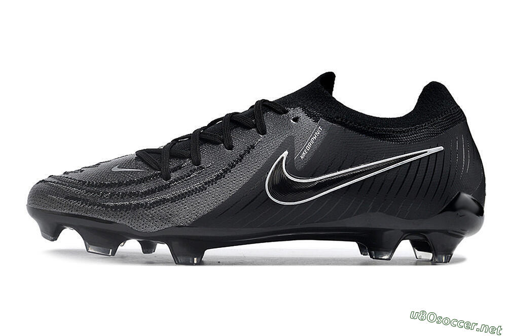 Men's Nike Phantom Luna Elite Low FG Football Boots - Grey/Black/White 0