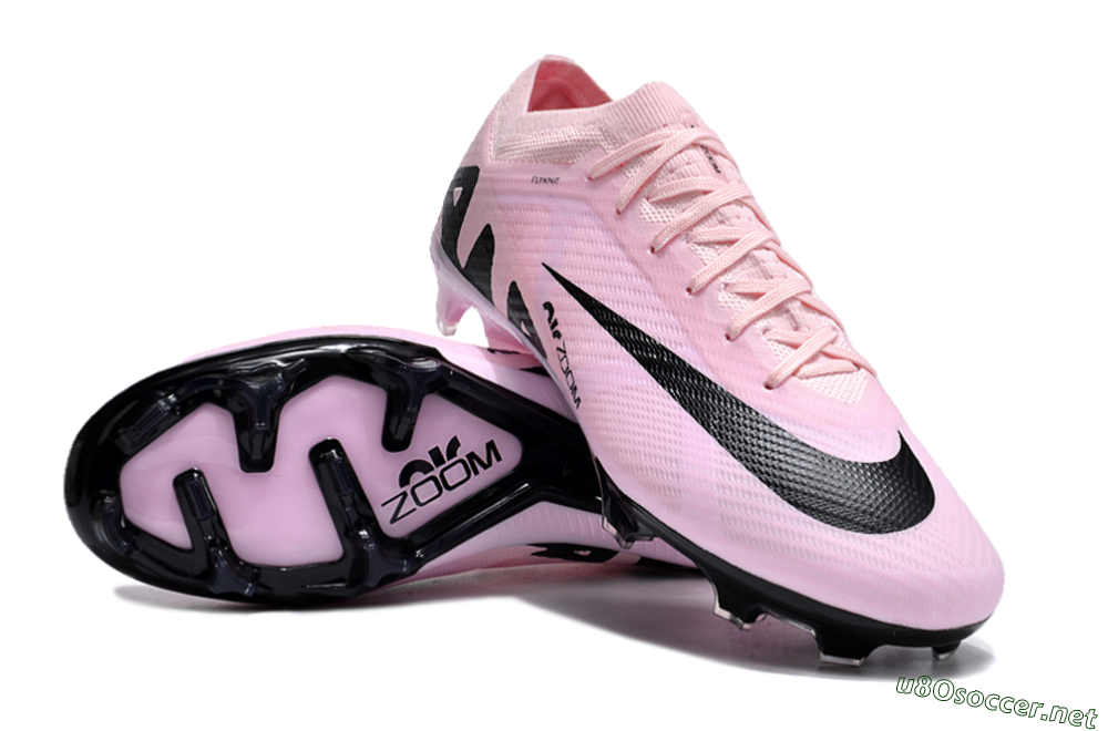 Men's Nike Air Zoom Mercurial Vapor 15 Elite FG Football Boots - Pink/Black 3