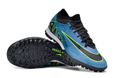 Unisex Nike Air Zoom Mercurial Vapor 15 Elite TF Football Shoes - Blue/Yellow/Black