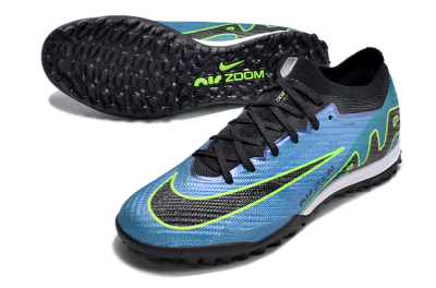 Unisex Nike Air Zoom Mercurial Vapor 15 Elite TF Football Shoes - Blue/Yellow/Black