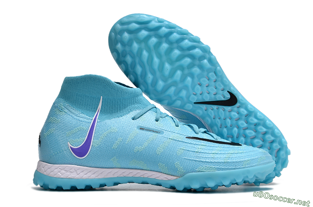 Unisex Nike Phantom Luna 2 Elite TF Football Shoes - Jade/Purple/Black/White 2