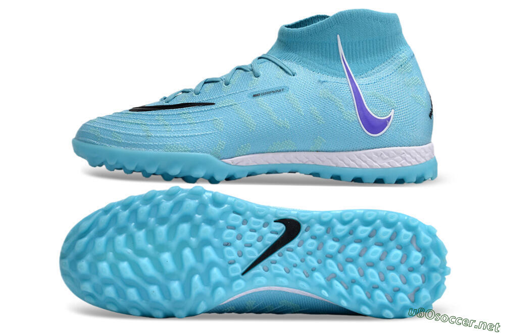 Unisex Nike Phantom Luna 2 Elite TF Football Shoes - Jade/Purple/Black/White 1