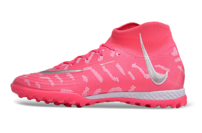Unisex Nike Phantom Luna 2 Elite TF Football Shoes - Pink/Silver/White