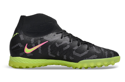 Unisex Nike Phantom Luna 2 Elite TF Football Shoes - Black/Yellow/Pink