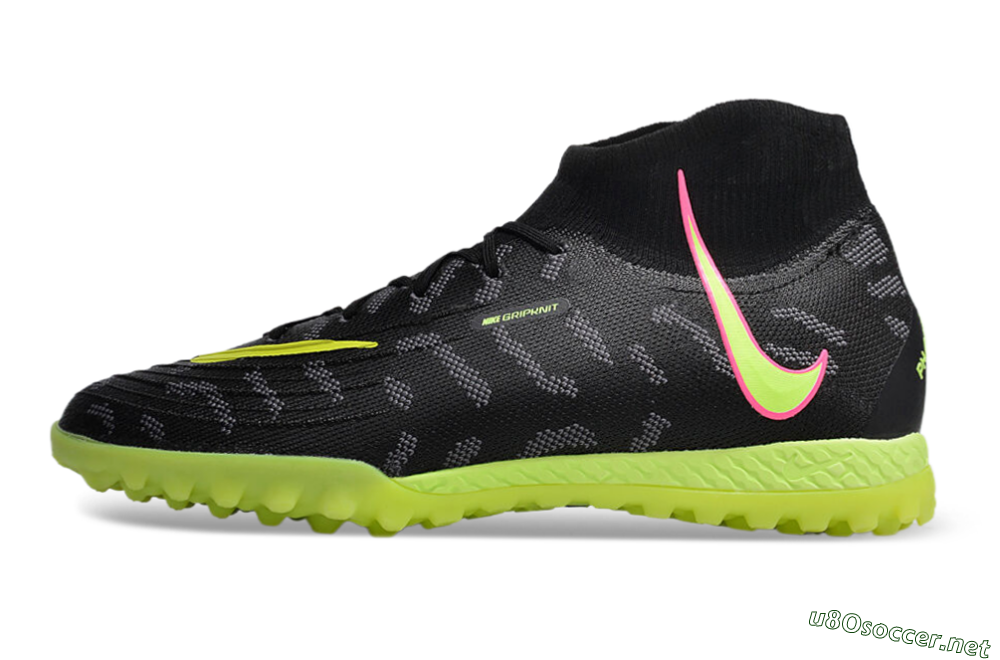 Unisex Nike Phantom Luna 2 Elite TF Football Shoes - Black/Yellow/Pink 0