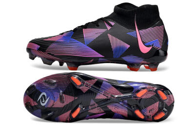 Men's Nike Phantom Luna Elite FG Football Boots - Black/Pink/Blue/Orange